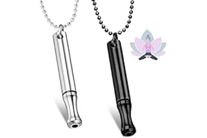 MHDUYEG Anapana Collar de Respiración 2pcs Sin Humo Hoki Collar Contra la Ansiedad Contra Ansiedad Collar Alivio Ansiedad Höki Collar para Meditación, Relajación, Calmante, Ralentizar Respiración