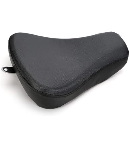 Coussin Siège Moto Café Racer KATUR Cuir Synthétique - Pour Harley XL883 2005-2013 Noir Diamant