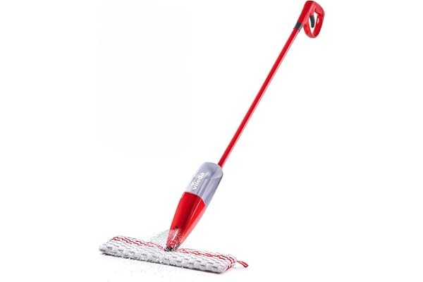Vileda Spray & Clean Balai pulvérisateur avec réservoir pour nettoyage humide des carrelages, parquets et stratifiés