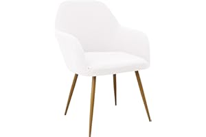 EBETA Bürostuhlbezug Schwingstuhlhussen Stuhlbezug Jacquard Stuhlabdeckung Stuhlhussen Elastisch Stuhlüberwürfe Hussen für Bürostuhl, Computerstuhl, Drehstuhl (Milchweiß, 2 Stück)