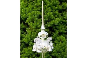 Lauschaer Glaskunst-Christbaumspitzen Christbaumspitze Old Lauscha (Silber)