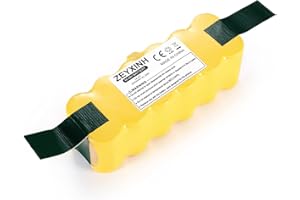 ZEYXINH Akku für iRobot Roomba 14.4V 3000mAh NI-Mh Ersatzakku für Roomba 500 600 700 800 Serie 510 520 530 532 535 540 550 552 555 560 562 570 580 595 610 620 630 650 660 760 770 780 790 800 870 880