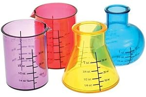 Out of the blue Chemistry - Bicchieri da shot 50 ml, 4 pezzi