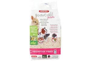 Zolux Litière Rafle de Maïs Parfumée Mûre-Litchi pour Rongeur 5 L