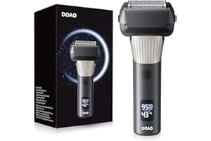 DOAO Electric Razor for Men, 2024 Upgraded Electric Shavers for Mens Cordless Waterproof Foil Mens Shavers, Dry and Wet, Father's Day Gift, USB-C Port (A5)