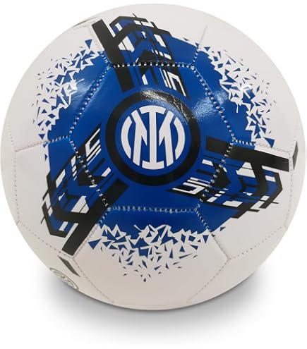 Mondo Toys INTER PRO Official Sewn Football - Size 5 (400g), Black & Blue, PVC Sponge Cover, Official Inter Crest