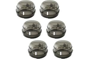 Lotsdonxia 6 Pcs Gas Stove Knob Covers – Child Safety Protector Oil-Proof Heat-Resistant Easy-Clean Adhesive Covers for Kitchen Gas Oven Switches