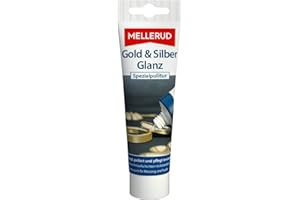 ‎MELLERUD MELLERUD Gold & Silber Glanz Spezialpolitur | 1 x 75 ml | Wirkungsvolle Politur-Paste gegen Schmutz, Fett, Ablagerungen und vieles Mehr auf Edelmetallen