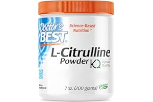 Doctor's Best, L-Citrulline, 200g vegan Polvere, Aminoacido, Testato in Laboratorio, Senza Glutine, Senza Soia, Vegetariano
