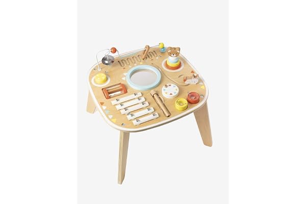VERTBAUDET Table d'activités et d'éveil Musical Multicolore TU