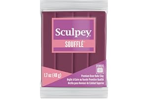 Sculpey Souffle Clay 2oz-Cabernet