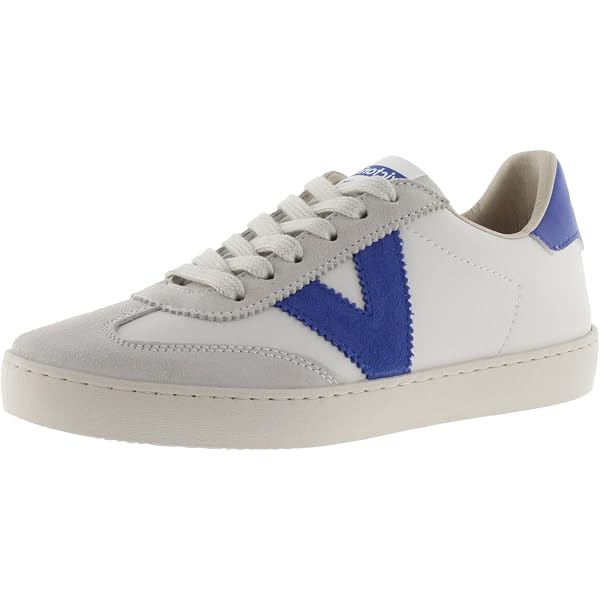 Victoria Berlin Contrast Leather Women's Sneakers - White/Grey Low Top Fashion Trainers, UK 5 / EU 38 - View #8