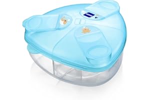 MAM Dosificador Milk Powder Box A141 - Dispensador De Leche En Polvo, Azul
