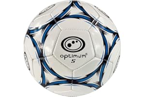 Optimum Classico All-Weather Single Football Ball - Stylish, Soft-Touch PVC, Even Pressure, Ideal for Training & Matches, Suitable for All Grounds, for Boys, Teens & Footballers of All Ages
