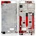 Produktbild Original Huawei Mainframe Middle Cover in white / weiß für Huawei P9 (Mittel Cover, Gehäuse, Rahmen)
