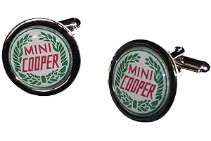 Mixed Up Dolly Mini Cooper Badge Cufflinks