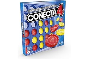 Hasbro Gaming Conecta 4, Juego de Mesa de 2 Jugadores, Diversión en Familia, Juguete de Habilidad para Niños y Niñas de 6 Años en Adelante