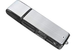 64G Mini Digital Voice Recorder – Podazz Sound Actived 90 Hours Capacity USB Rechargeable Metal Case Sound Recorder for Lectures Meetings