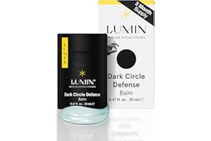 Lumin - Men’s Dark Circle Defense (1 oz.): Anti-Aging Korean Formulated Eye Cream Treatment - Reduce Fine Lines, Wrinkles, Eye Bags, Dark Circles - Achieve Your Best Look with Lumin