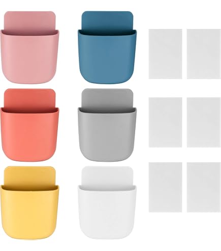 4 Pacchetti di Supporti per Telecomandi in Acrilico Montati a Parete, TIE-DailyNec Supporto Trasparente per Telecomando TV, Organizzatore di Supporti Adesivi per Camera da Letto, Soggiorno