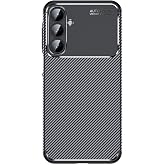 Silicone Case TPU Negro Ultra Slim Fit Carbon Delux Compatible with Coverzone Samsung Galaxy A16