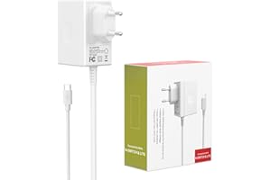 YCCSKY Chargeur pour Nintendo Switch Console Adaptateur Secteur pour Nintendo Switch/Switch OLED/Lite, Mode TV 15V / 2.6A Charge Rapide avec Câble de 1.5m/5ft （Blanche）