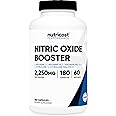 Nutricost Nitric Oxide Booster 2250mg, 180 Capsules - 750mg Per Casule, 60 Servings - Gluten Free and Non-GMO