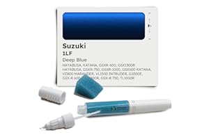 Genuine Colors Penna a vernice DEEP BLUE 1LF compatibile/ricambio per Suzuki blu [include uno strumento di lisciatura]