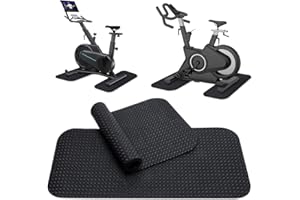 WAPASEZYAR Mata ochronna na podłogę, do fitnessu, o grubości 5 mm, antypoślizgowa bieżnia, mata ochronna, mata ochronna, mata podłogowa, sprzęt fitness, mata podłogowa, pod bieżnię, do sprzętu sportowego