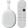 Chromecast con Google TV (HD) Neve – WLAN, Streaming Intrattenimento tramite telecomando con riconoscimento vocale sulla TV –