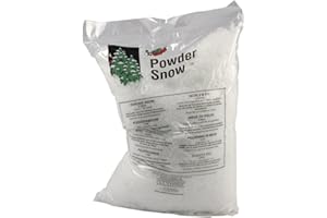 Rayher Nieve artificial, blanco puro, 4 l., para manualidades y decoración de Navidad, 3960000