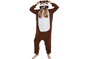 SAMGU Pigiama Animali Cosplay Uomo Donna Adulti Costume Tuta Halloween Carnevale