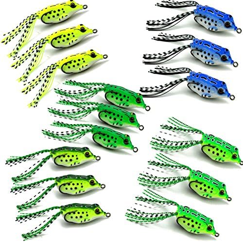 Bass Fishing Lures Kits Bait Topwater Fishing Lures Package Crankbaits Hooks Including Fishing Lures for Freshwater or Saltwater by Yier