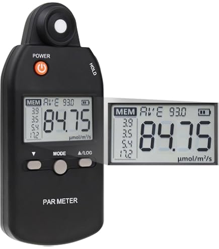 Appareil Horticulture LED PAR Meter VBR-Plant - Mesure Lumière RVB Plantes Intérieur Extérieur Spectre Complet Appareil Horticulture LED PAR Meter VBR-Plant - Mesure Lumière RVB Plantes Intérieur Extérieur Spectre Complet