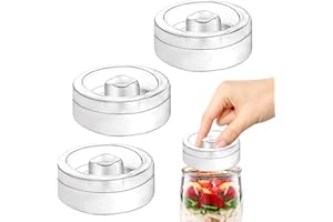 Nizirioo Lot de 3 poids en verre pour fermentation - Bocal de fermentation lourd avec poignée - Pour aliments fermentés maison - Pierre d'alourdissement - Choucroute Kimchi - Pour bocaux à col large