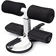 Roughhouse Adjustable Sit-Up Bar for Home Workouts | Portable Abdominal Exercise Equipment with Strong Dual Suction Cups | Sit-Up Assistant Device for Abs, Core Strength, and Fitness at Home