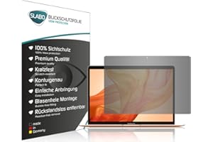 Slabo Blickschutzfolie für MacBook Air 13" (2018) | Air 13" (2020) Sichtschutz Displayschutzfolie View Protection Schwarz Privacy