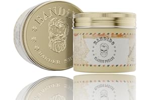 Bandido Classic Pomade, cera per capelli da uomo, 125 ml, per capelli mediamente forti, per capelli da uomo, a base d'acqua, bel profumo, pomata per capelli, High Shine, look bagnato