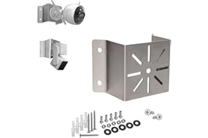 WiTi Support d'angle montage mural petite taille pour caméra IP WiFi,support d'angle de fixation en acier inoxydable pour caméras sécurité, compatible avec les caméras Wyze Ring Bullet et Dome