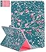Produktbild Roreikes ipad Pro 10,5 Hülle Flip Wallet Case, Ledertasche Smart Cover für ipad Pro 10,5, Farbe Muster Painting Magnetverschluss PU Leder Schale Ständer Handytasche Silikon Back Case Handyhülle Schutzhülle Cover Schale Etui mit Magnetverschluss Wallet Kreditkarte Card Holder Slot für Apple ipad Pro 10,5-Aprikosenbaum