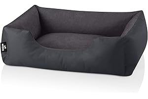 BedDog Cama Perro M - Cama para Perros - Camas Perros Pequeños - Colchoneta Perro - Colchon Perro Grande en Terciopelo de Microfibra y Cordura