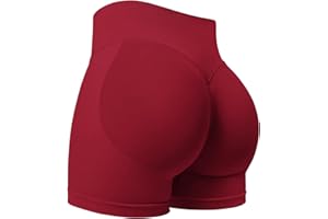 ZAAYO Damen Sport Shorts 3.6" Invisible Scrunch Butt Lifting Gym Workout Short Hoch Taille Yoga Short Nahtlose Booty Biker Shorts