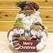 Produktbild MingXiao Bar schaufenster weihnachtsverzierung Puppe weihnachtsverzierung Stoff Handwerk Bunte Tabelle Dekoration Haus
