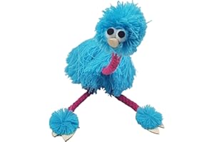GETEAWILY Ostrich Puppet On Strings - Handmade Ostrich Marionette Puppets String Doll - Funny Interactive Bird Puppet - Parent Child Interactive Educational Props For Children Kids