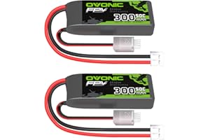 OVONIC 2s Lipo akumulator 7,4 V 300 mAh 50C z wtyczką PH2.0 Lipo do RC FPV helikopter samolot quadcopter hobby Racing