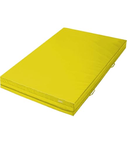Produktbild von Grevinga Klappbare Turnmatte RG 35 – 200 X 100 X 8 Cm - BLAU - Made In Germany - Faltbare Gymnastikmatte Für Fitness, Sport Und Gymnastik, Rutschfest Und Platzsparend, Weichbodenmatte