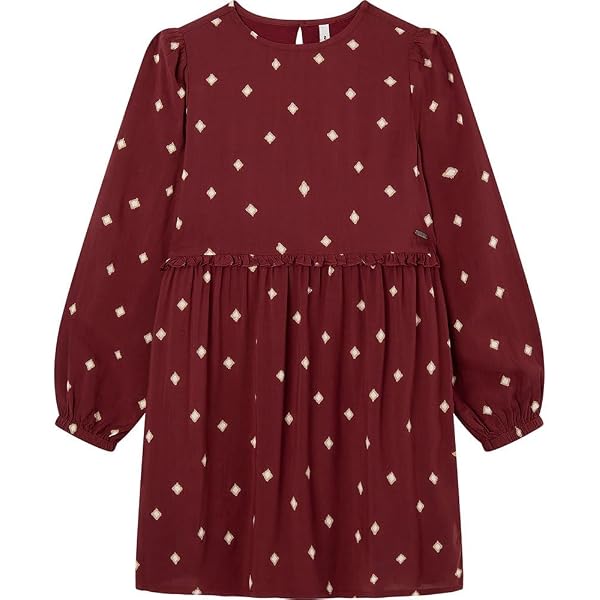 Pepe Jeans Herren Sweat-Kleid 'Karim' Im Boho-Style – Mit Plisseedetail, Rundhalsausschnitt & Kordelzug