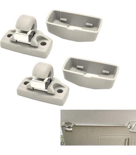 Clip Di Montaggio Per Aletta Parasole EMSea - 4 Pezzi, Compatibili Con Vauxhall Corsa B, Astra F, Combo B E Altri