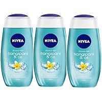 Nivea Frangipani and Oil Shower Gel, 250ml (Pack of 3)