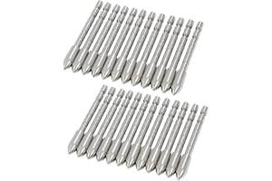 BICASTER Punte da tiro ID 4,2 mm per Punte di Freccia da incollare - 24 Pezzi